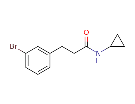 3-(3-bromophenyl)-N-cyclopropylpropanamide