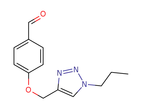 4-((1-propyl-1H-1,2,3-triazol-4-yl)methoxy)benzaldehyde