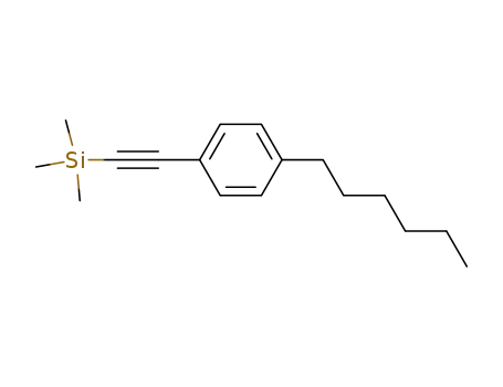 1-n-hexyl-4-(trimethylsilylethynyl)benzene