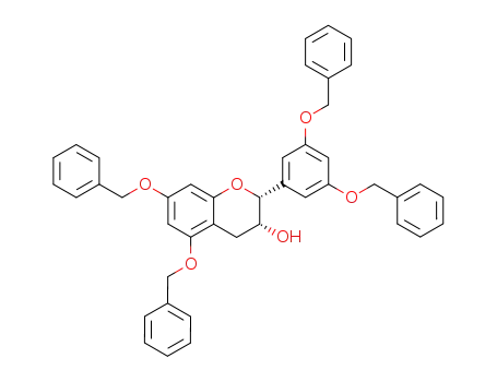 (2R,3R)-5,7-bis(benzyloxy)-2-(3,5-bis(benzyloxy)phenyl)chroman-3-ol