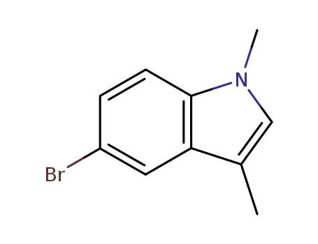 Molecular Structure of 10075-49-7 (5-BroMo-1,3-diMethyl-1H-indole)