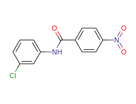 Molecular Structure of 2585-29-7 (N-(3-Chlorophenyl)-4-nitrobenzaMide, 97%)