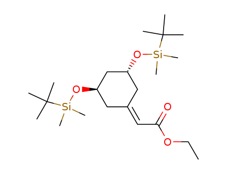 (3R-trans)-[3,5-Bis[[(1,1-dimethylethyl)dimethylsilyl]oxy]cyclohexylidene]-acetic Acid Ethyl Ester