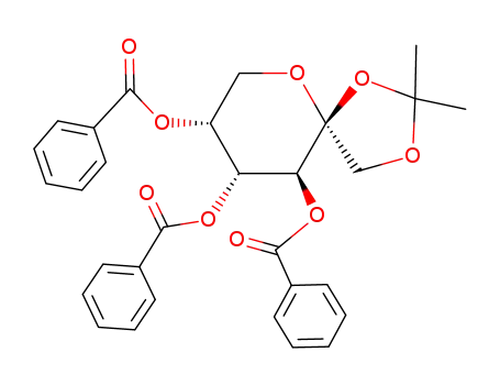 3,4,5-tri-O-benzoyl-1,2-O-isopropylidene-β-D-fructopyranoside
