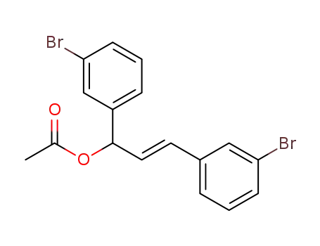 rac-(E)-1,3-bis(3-bromophenyl)-2-propen-1-yl acetate