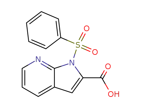 1-Benzenesulfonyl-1H-pyrrolo[2,3-b]pyridine-2-carboxylic acid
