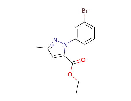 ethyl 1-(3-broMophenyl)-3-Methyl-1H-pyrazole-5-carboxylate