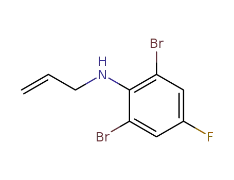 1-N-allyl-2,6-dibromo-4-fluoroaniline