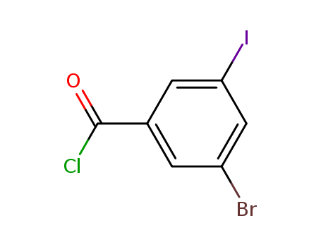 3-bromo-5-iodobenzoyl chloride cas no. 810681-06-2 98%