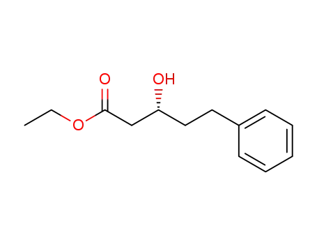 Molecular Structure of 182417-58-9 ((R)-3-hydroxy-5-phenyl-pentanoic acid ethyl ester)