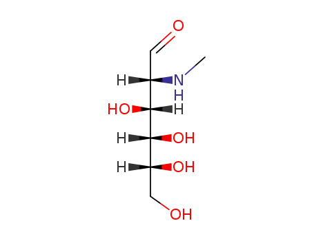 Molecular Structure of 3329-30-4 (N-methylglucosamine)