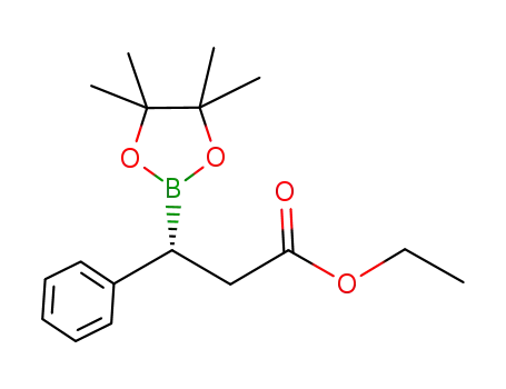 ethyl (3R)-3-phenyl-3-(4,4,5,5-tetramethyl-1,3,2-dioxaborolan-2-yl)propanoate