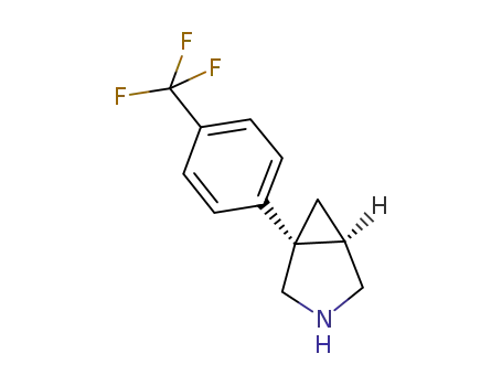 3-Azabicyclo[3.1.0]hexane, 1-[4-(trifluoromethyl)phenyl]-, (1S,5R)-