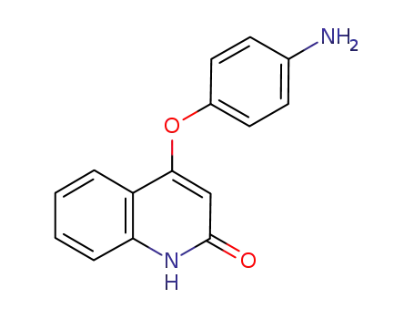 Molecular Structure of 1217129-65-1 (4-(4-aminophenoxy)quinolin-2(1H)-one)