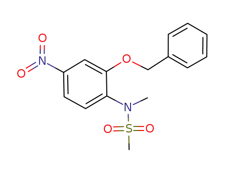 N-methyl-N-(2-benzyloxy-4-nitrophenyl)-methanesulfonamide