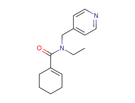 Molecular Structure of 1529793-34-7 (N-ethyl-N-(4-picolyl)-cyclohexene-1-carboxamide)