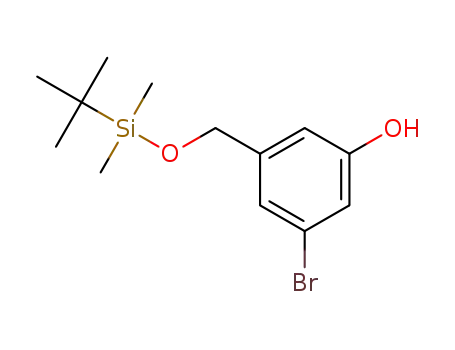 3-bromo-5-(((tert-butyldimethylsilyl)oxy)methyl)phenol