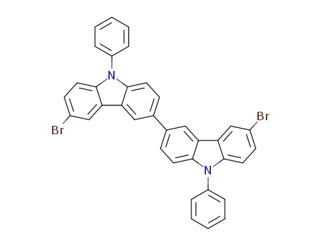 6,6'-Dibromo-9,9'-diphenyl-3,3'-bicarbazole  Cas no.354135-75-4 99%