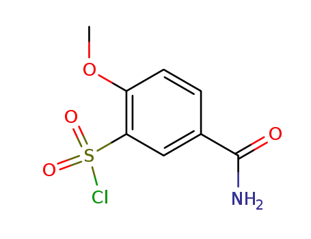 5-carbaMoyl-2-Methoxybenzene-1-sulfonyl chloride