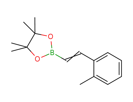 Molecular Structure of 1377152-50-5 (2-methylstyrene boronic acid pinacol ester)