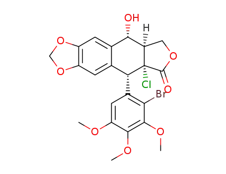 2’-bromo-2α-chloropodophyllotoxin