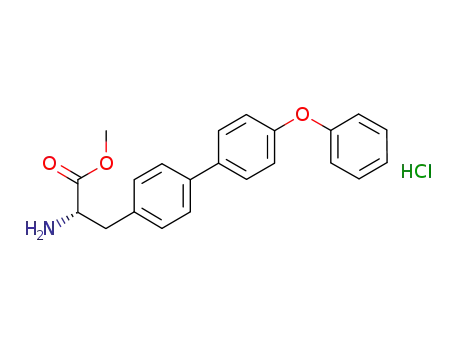 (2S)-amino-3-(4'-phenoxy-biphenyl-4-yl)-propionic acid methyl ester hydrochloride salt