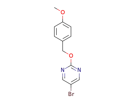 Molecular Structure of 1159000-88-0 (5-Bromo-2-(4-methoxybenzyloxy)pyrimidine)