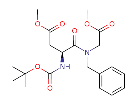 Glycine,
N-[(1,1-dimethylethoxy)carbonyl]-L-a-aspartyl-N-(phenylmethyl)-,
dimethyl ester