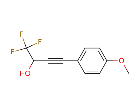 1,1,1-Trifluoro-4-(4-methoxyphenyl)but-3-yn-2-ol
