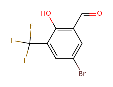 5-Bromo-2-Hydroxy-3-(Trifluoromethyl)Benzaldehyde cas no. 251300-30-8 98%