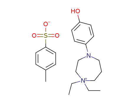 1,1-diethyl-4-(phenyl-4-hydroxy)-homopiperazinium tosylate