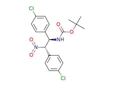tert-butyl ((1R,2S)-1,2-bis(4-chlorophenyl)-2-nitroethyl)carbamate