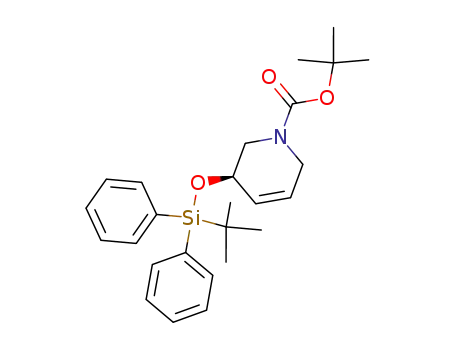 1(2H)-Pyridinecarboxylic acid,
3-[[(1,1-dimethylethyl)diphenylsilyl]oxy]-3,6-dihydro-, 1,1-dimethylethyl
ester, (3R)-