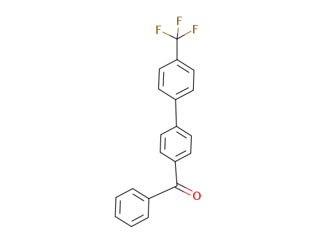 Molecular Structure of 1009026-35-0 (phenyl[4'-(trifluoromethyl)[1,1'-biphenyl]-4-yl]methanone)