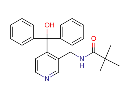 N-{[4-(hydroxydiphenylmethyl)pyridin-3-yl]methyl}pivalamide