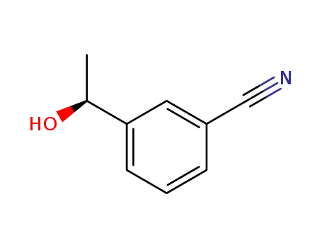 Molecular Structure of 258525-51-8 ((S)-1-(3-cyanophenyl)ethanol)