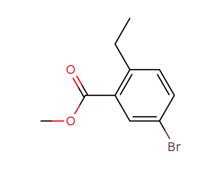 Molecular Structure of 439937-54-9 (5-broMo-2-ethylbenzoic acid Methyl ester)