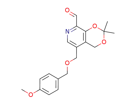 5-{[(4-methoxybenzyl)oxy]methyl}-2,2-dimethyl-4H-[1,3]dioxino[4,5-c]pyridine-8-carbaldehyde