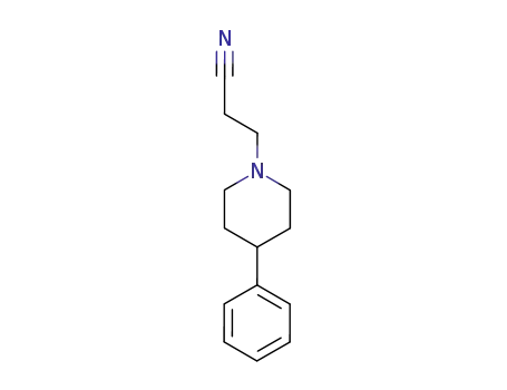 1-Piperidinepropanenitrile, 4-phenyl-