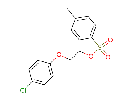 Molecular Structure of 100415-75-6 (4-chlorophenoxyethyl 4-toluenesulfonate)