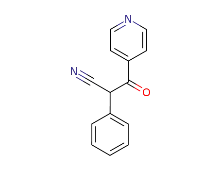 Molecular Structure of 42899-64-9 (4-Pyridinepropanenitrile, b-oxo-a-phenyl-)