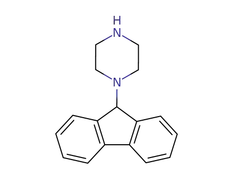 Molecular Structure of 129604-54-2 (1-(9H-FLUOREN-9-YL)PIPERAZINE)