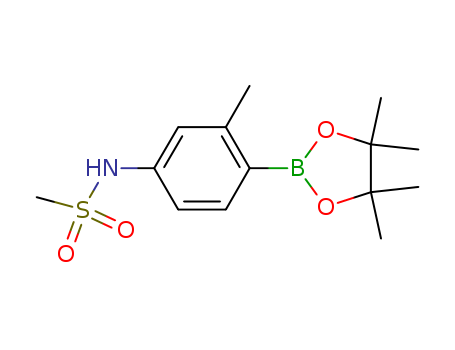 N-(3-methyl-4-(4,4,5,5-tetramethyl-1,3,2-dioxaborolan-2-yl)phenyl)methanesulfonamide(1006380-18-2)