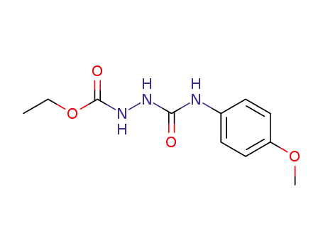 Hydrazinecarboxylic acid, 2-[[(4-methoxyphenyl)amino]carbonyl]-, ethyl
ester