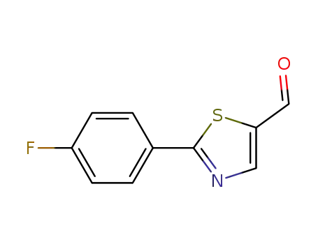 Molecular Structure of 914348-80-4 (2-(4-(trifluoromethyl)phenyl)thiazole-5-carbaldehyde)