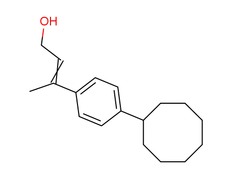 2-Buten-1-ol, 3-(4-cyclooctylphenyl)-