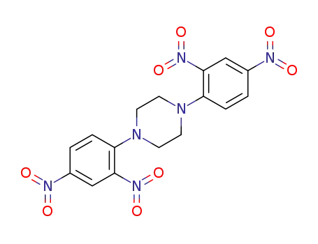 Molecular Structure of 7061-92-9 (1,4-bis(2,4-dinitrophenyl)piperazine)