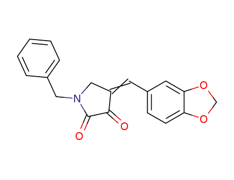 4-(1,3-ベンゾジオキソール-5-イルメチレン)-1-ベンジル-2,3-ピロリジンジオン