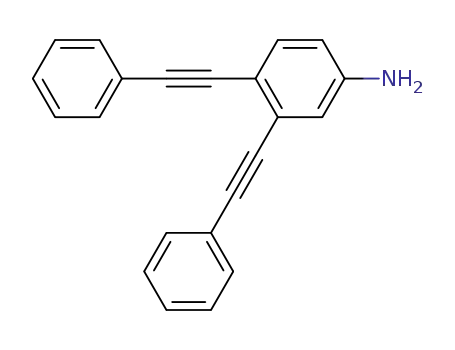 Benzenamine, 3,4-bis(phenylethynyl)-
