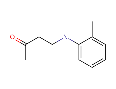 Molecular Structure of 64450-25-5 (2-Butanone, 4-[(2-methylphenyl)amino]-)